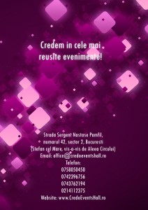 coperta spate credo